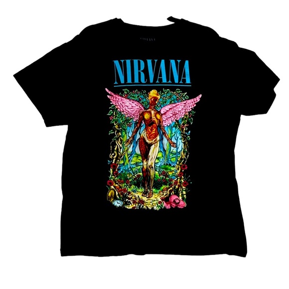 NIRVANA Tops - Authentic Forest In Utero Nirvana T Shirt